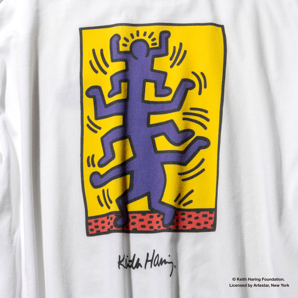 #E [L/S TEE] Keith Haring 04829