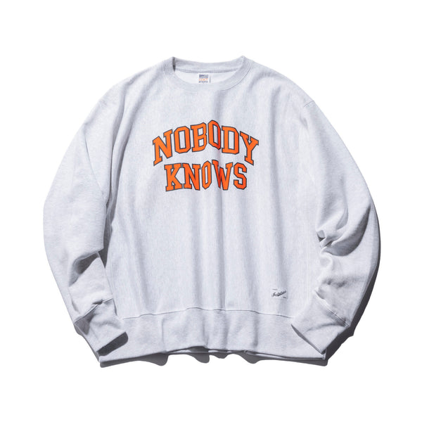 Vintage Nike Spell Out Crewneck NOBODYKNOWS [CREW SWEAT] 04526 – CLUCT