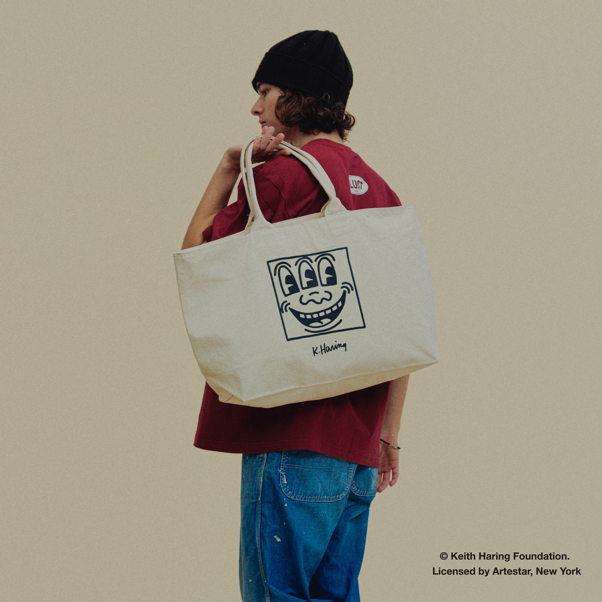 H [TOTE BAG] Keith Haring 04833 – CLUCT