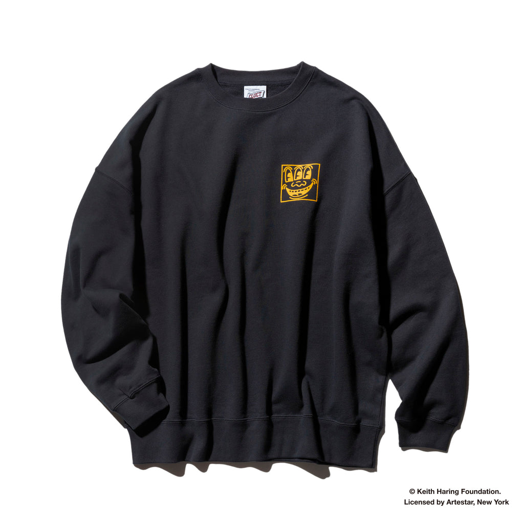 #F [CREW SWEAT] Keith Haring 04830