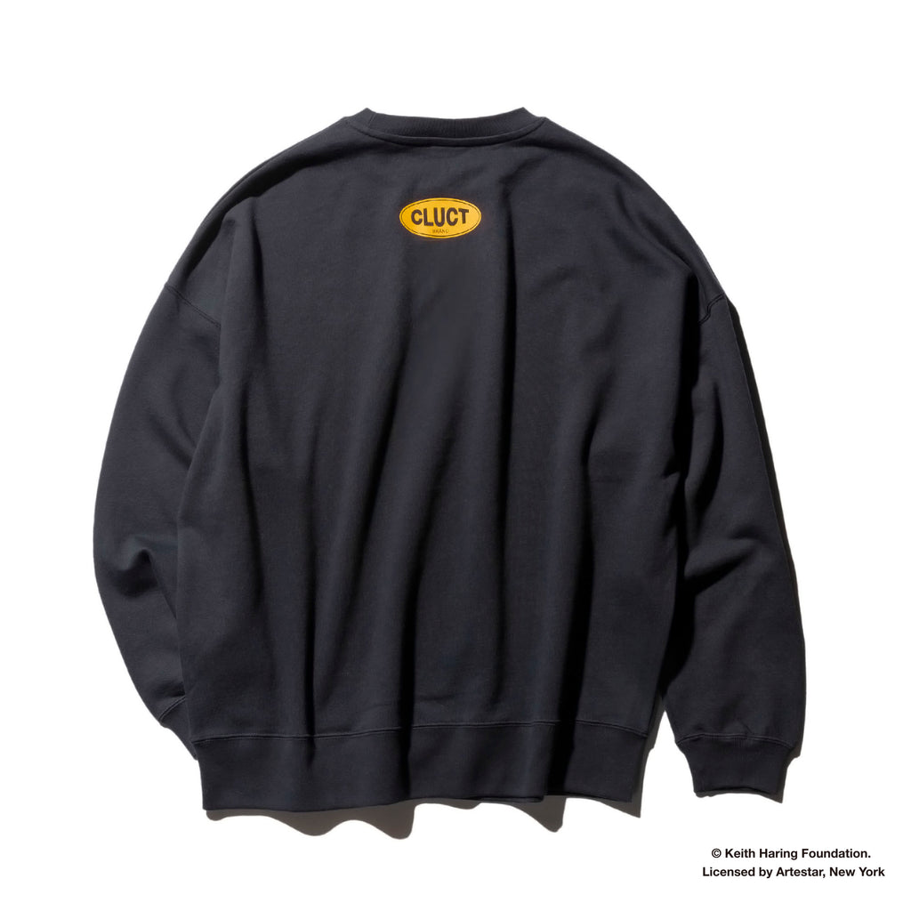 #F [CREW SWEAT] Keith Haring 04830