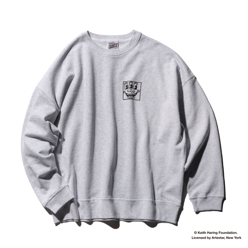 #F [CREW SWEAT] Keith Haring 04830