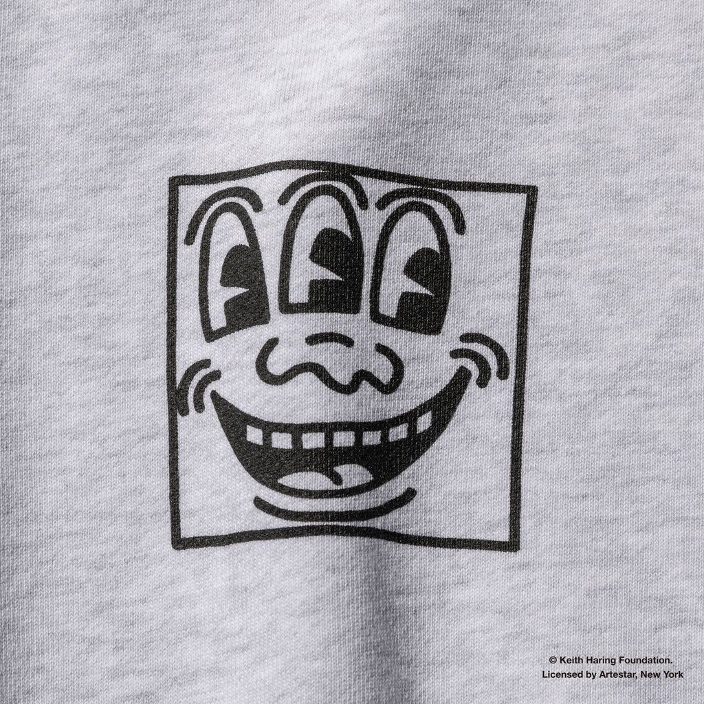 #F [CREW SWEAT] Keith Haring 04830