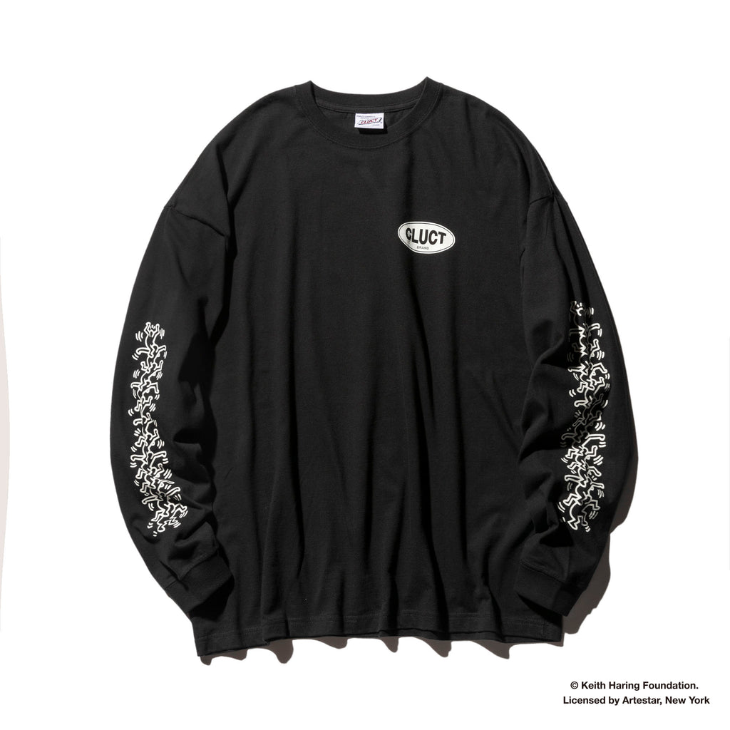 #E [L/S TEE] Keith Haring 04829