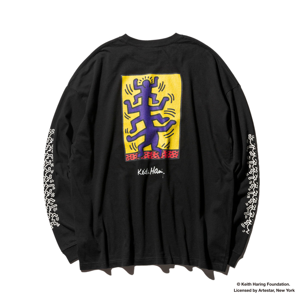 #E [L/S TEE] Keith Haring 04829