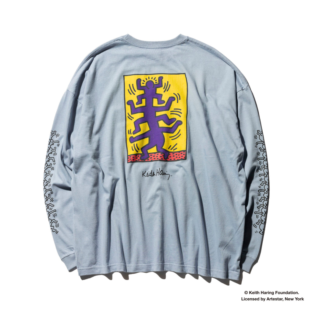 #E [L/S TEE] Keith Haring 04829