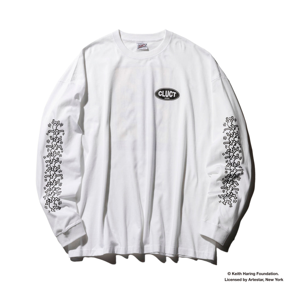 #E [L/S TEE] Keith Haring 04829