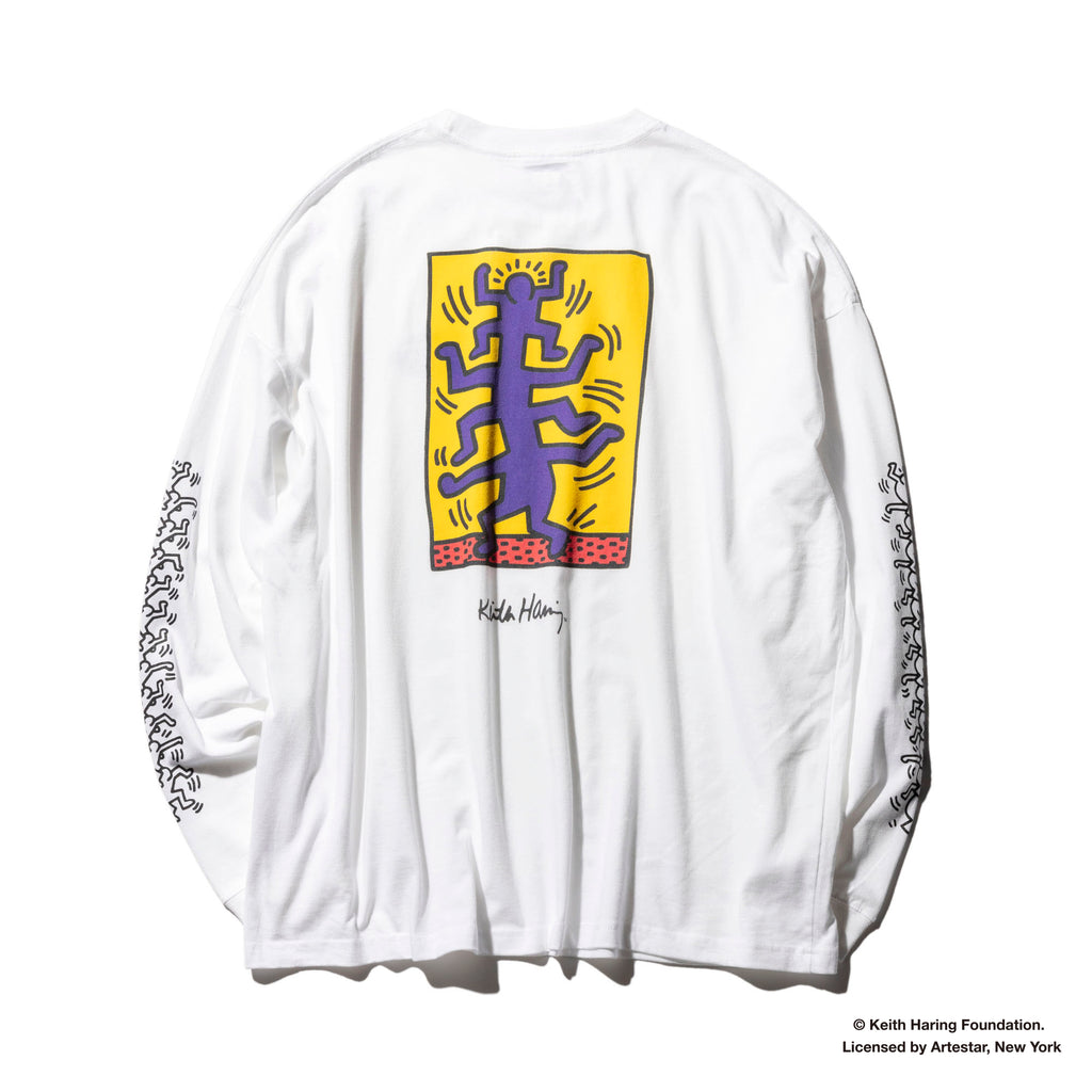 #E [L/S TEE] Keith Haring 04829