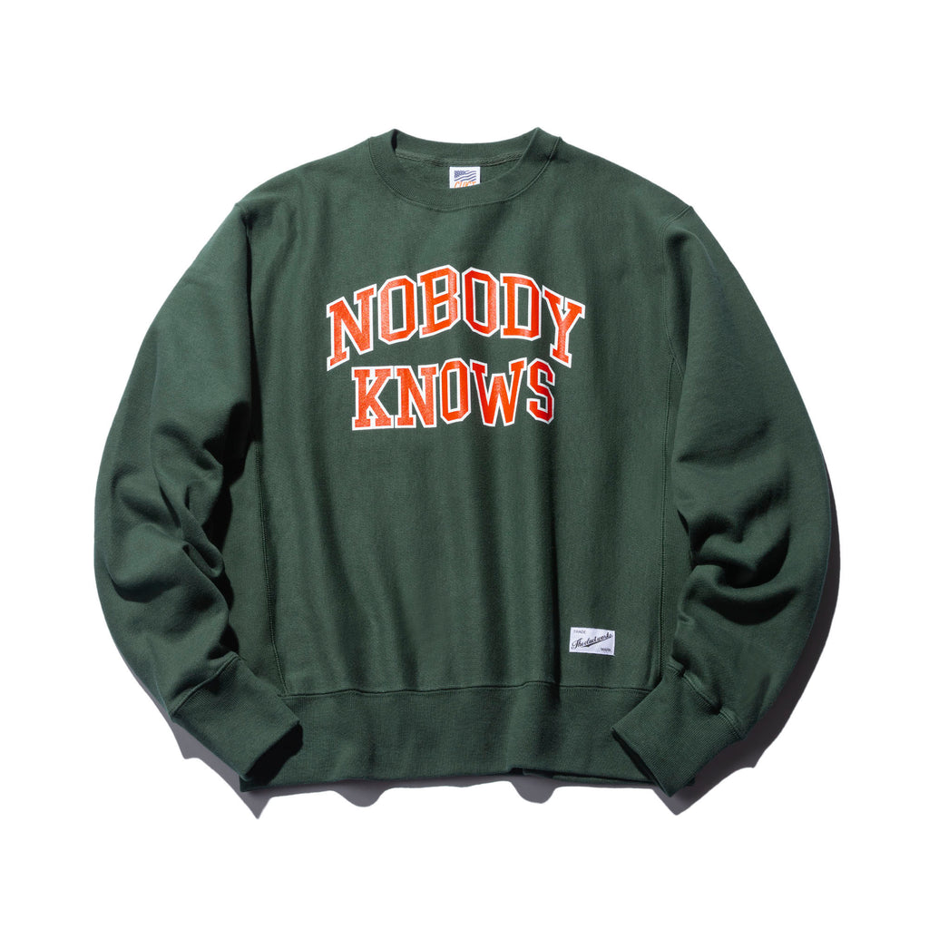 NOBODYKNOWS [CREW SWEAT] 04526